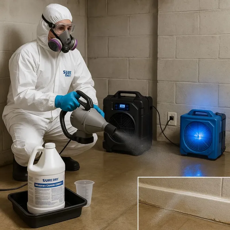 Sanitization and Odor Removal process in Parkville, MN